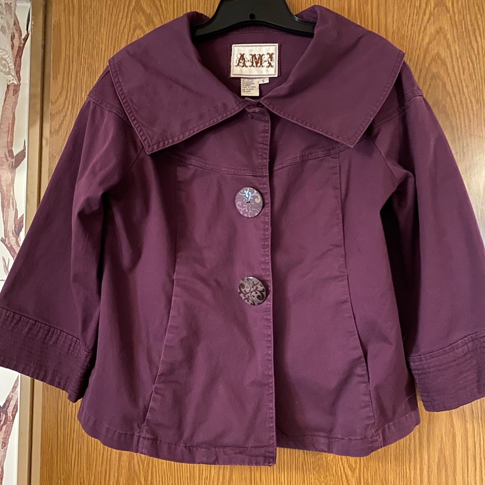 AMI purple jacket